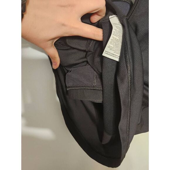 NIKE Dri-Fit size L Black Racerback Tank Top Built in Bra - Picture 4 of 4